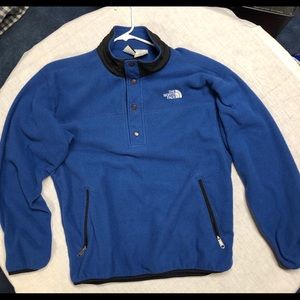 North Face 1/4 snap up, fleece pullover